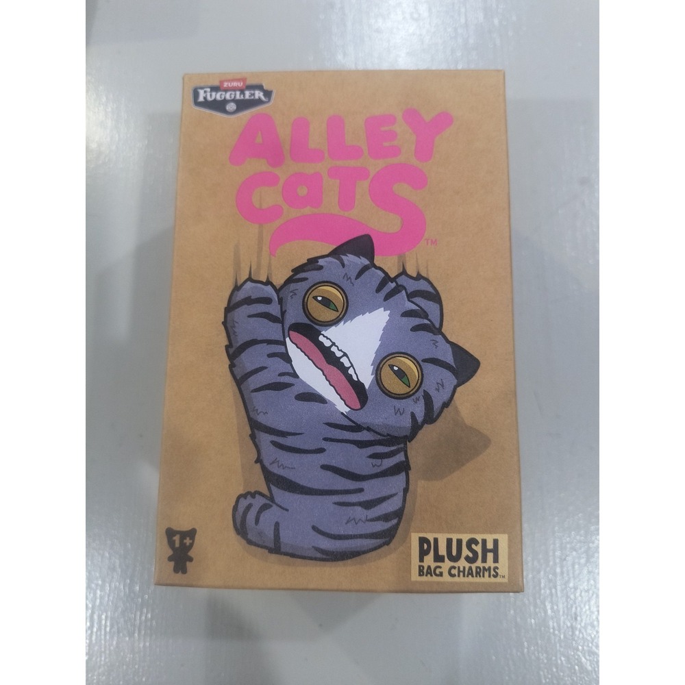 Fuggler Alley Cats 5" Plush Bag Charm Keychain Dangler Character Unknown NIB